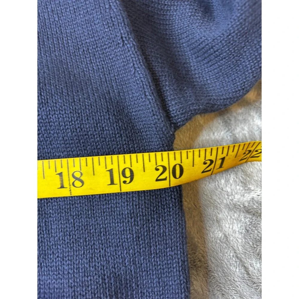 Banana Republic Navy Blue Longline Cotton Cardigan Sweater PS Petite Small NEW - Picture 10 of 12